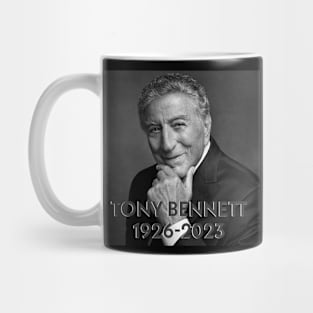 Positive Tony Bennett old man singer portrait Mug